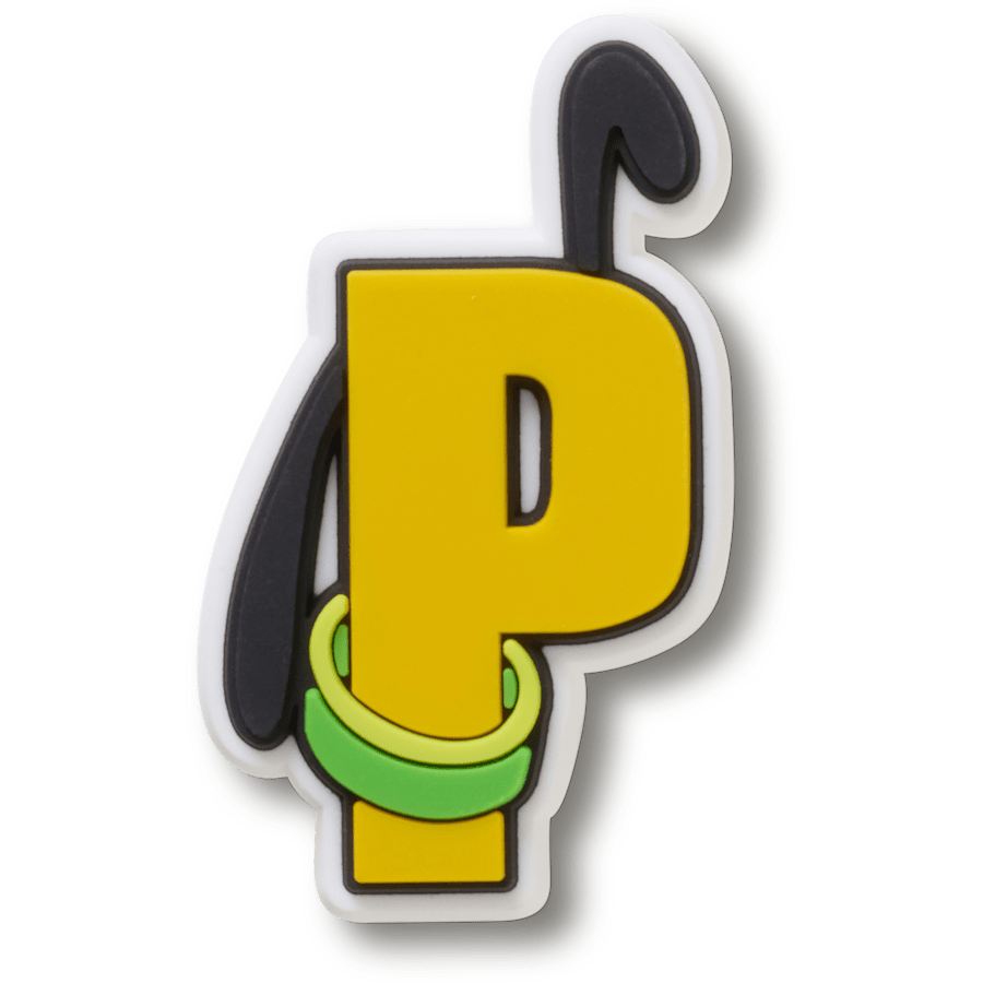Crocs Disney Character Letter P Jibbitz™ charms Women|Men|Kids|Jibbitz™ Charms