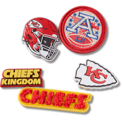 Crocs NFL Kansas City Chiefs 5 Pack Jibbitz Shoe Charm Women|Men|Jibbitz™ Charms