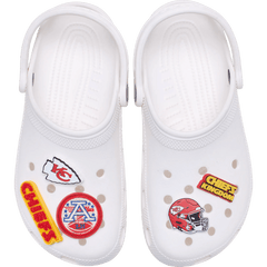 Crocs NFL Kansas City Chiefs 5 Pack Jibbitz Shoe Charm Women|Men|Jibbitz™ Charms