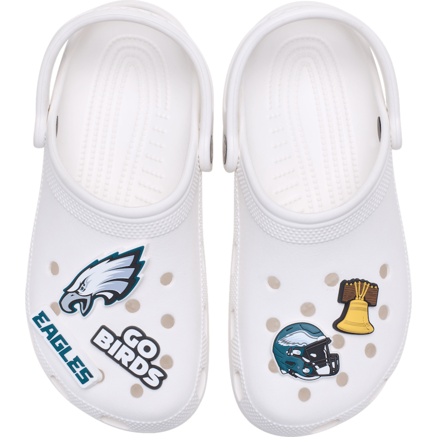 Crocs NFL Philadelphia Eagles 5 Pack Jibbitz Shoe Charm Women|Men|Jibbitz™ Charms