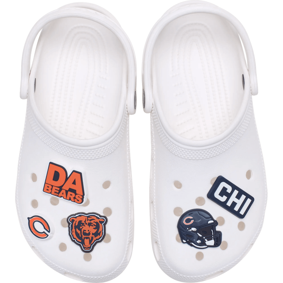 Crocs NFL Chicago Bears 5 Pack Jibbitz Shoe Charm Women|Men|Jibbitz™ Charms