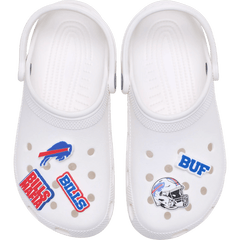Crocs NFL Buffalo Bills 5 Pack Jibbitz Shoe Charm Women|Men|Jibbitz™ Charms