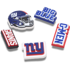 Crocs NFL New York Giants 5 Pack Jibbitz Shoe Charm Women|Men|Jibbitz™ Charms