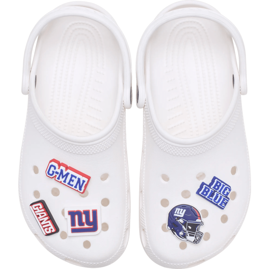 Crocs NFL New York Giants 5 Pack Jibbitz Shoe Charm Women|Men|Jibbitz™ Charms