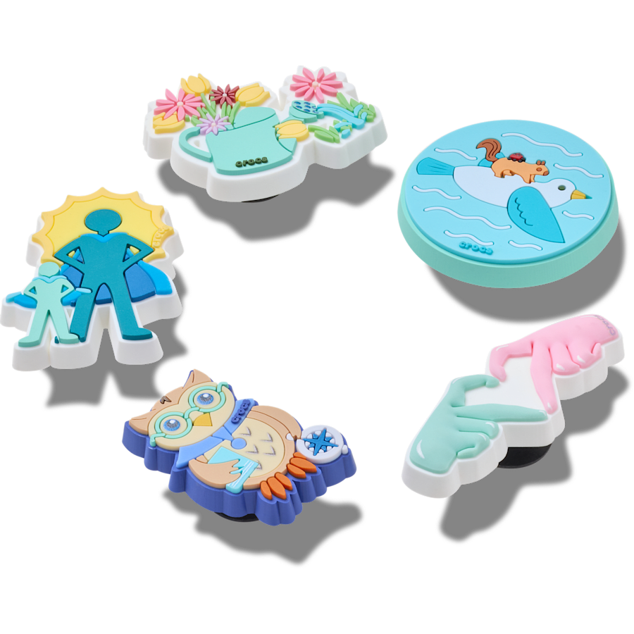 Crocs Got Your Back 5 Pack Jibbitz™ charms Women|Men|Jibbitz™ Charms