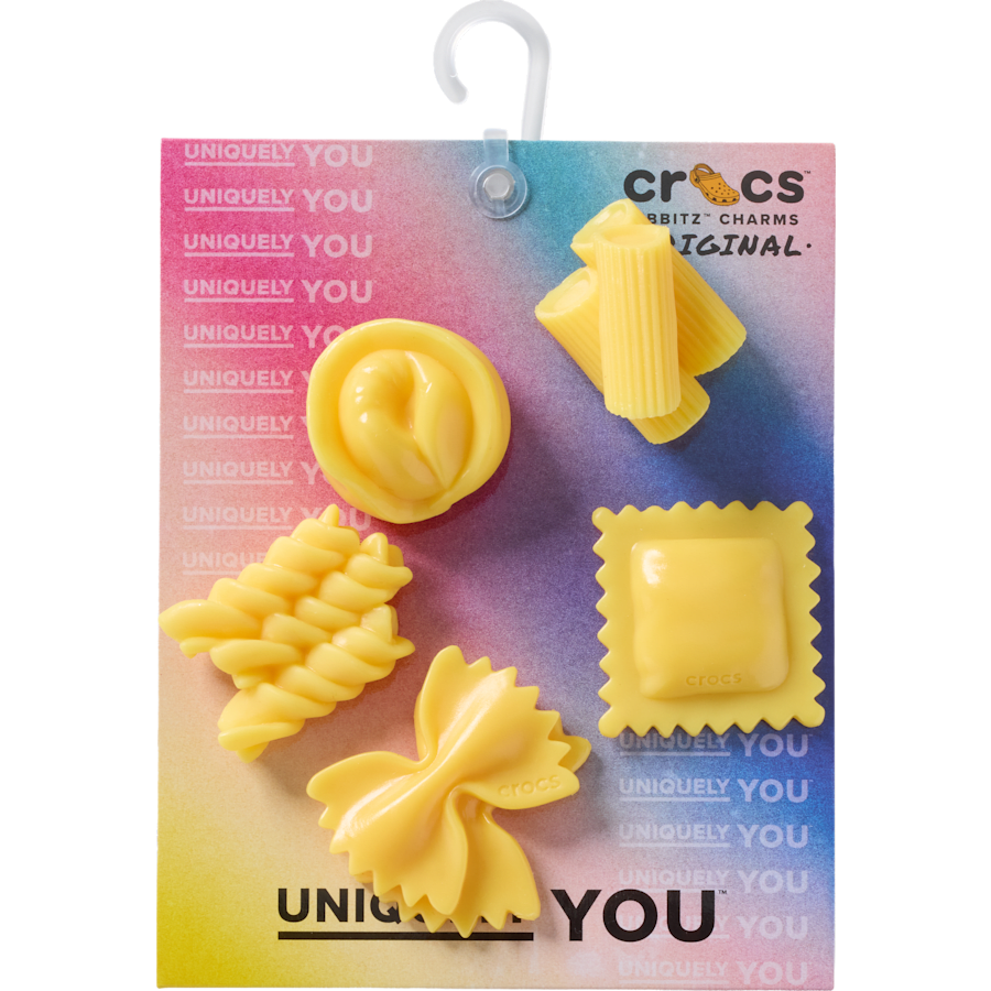 Crocs Realistic Pasta 5 Pack Jibbitz™ charms Women|Men|Jibbitz™ Charms
