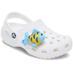 Crocs Blue and Gold Sparkle Fish Jibbitz™ charms Women|Men