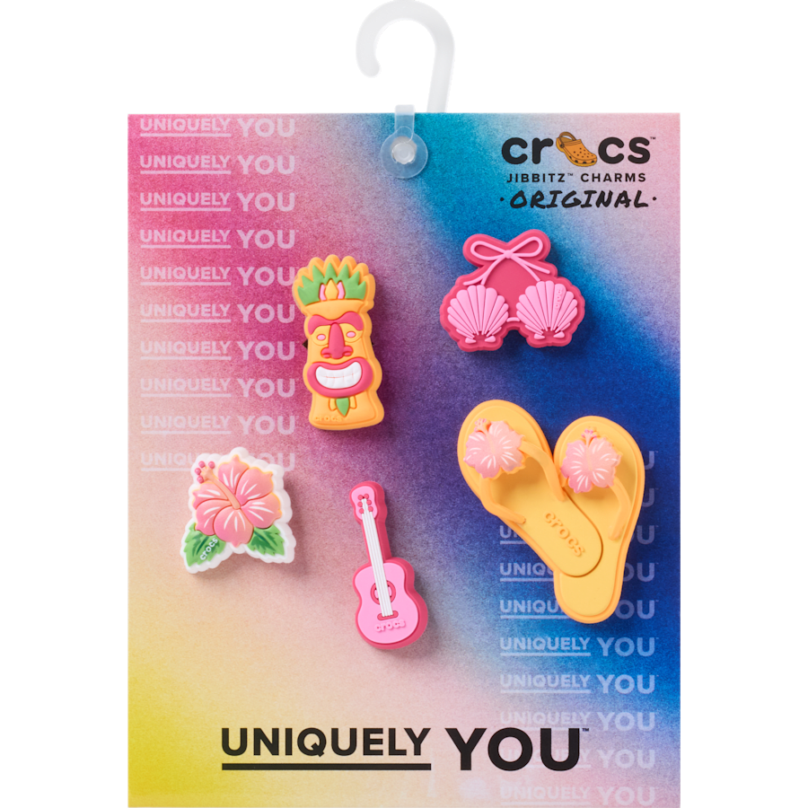 Crocs Tiki Vacation 5 Pack Jibbitz™ charms Women|Men|Jibbitz™ Charms