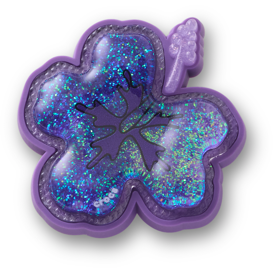 Crocs Squish Purple Hibiscus Jibbitz™ charms Women|Men