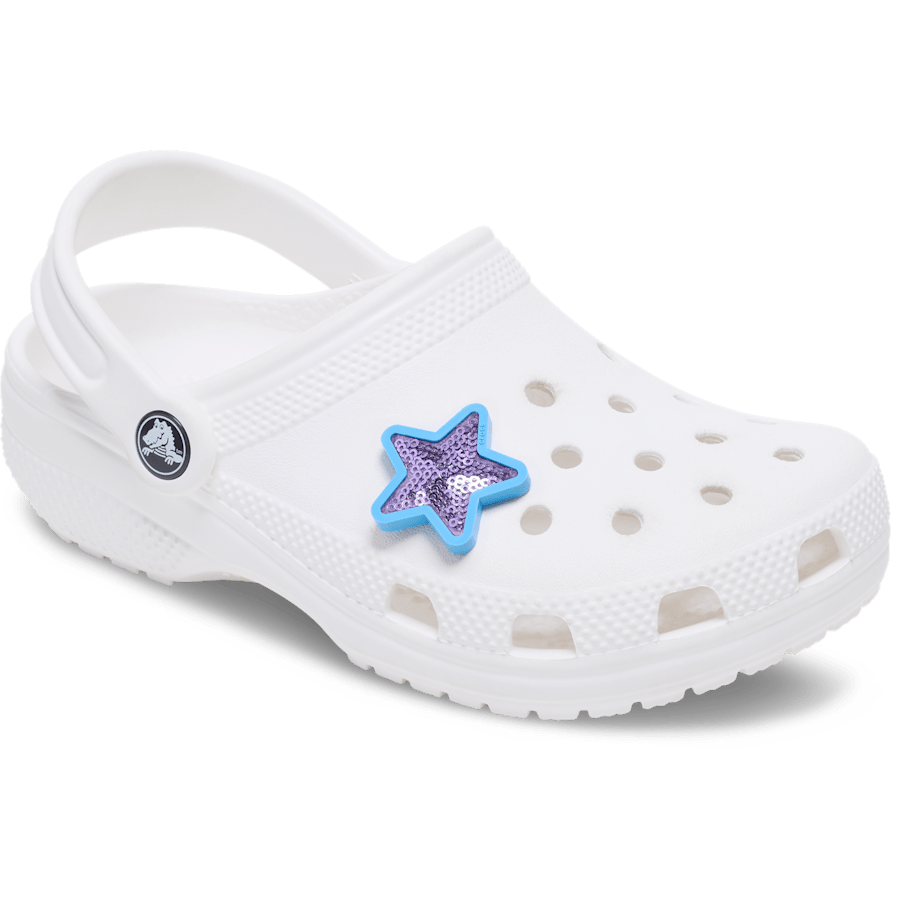 Crocs Purple Sequin Star Jibbitz™ charms Women|Men