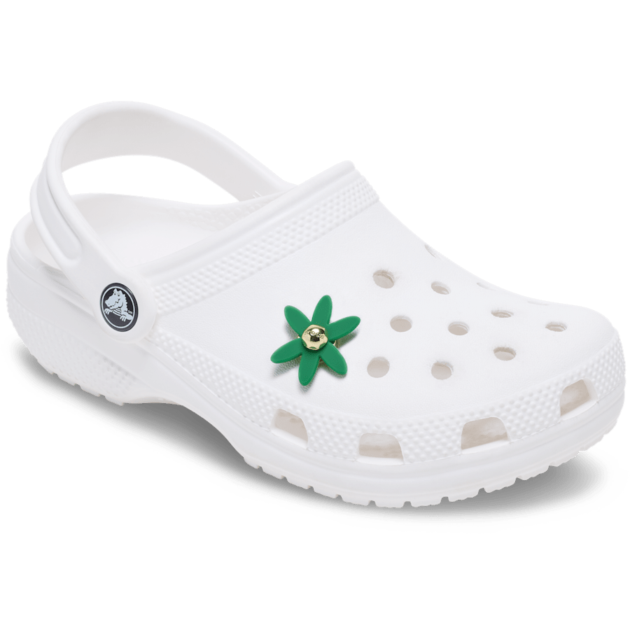 Crocs Retro Green Spinner Flower Jibbitz™ charms Women|Men