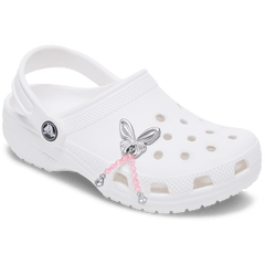 Crocs Silver Beaded Meta Butterfly Jibbitz™ charms Women|Men