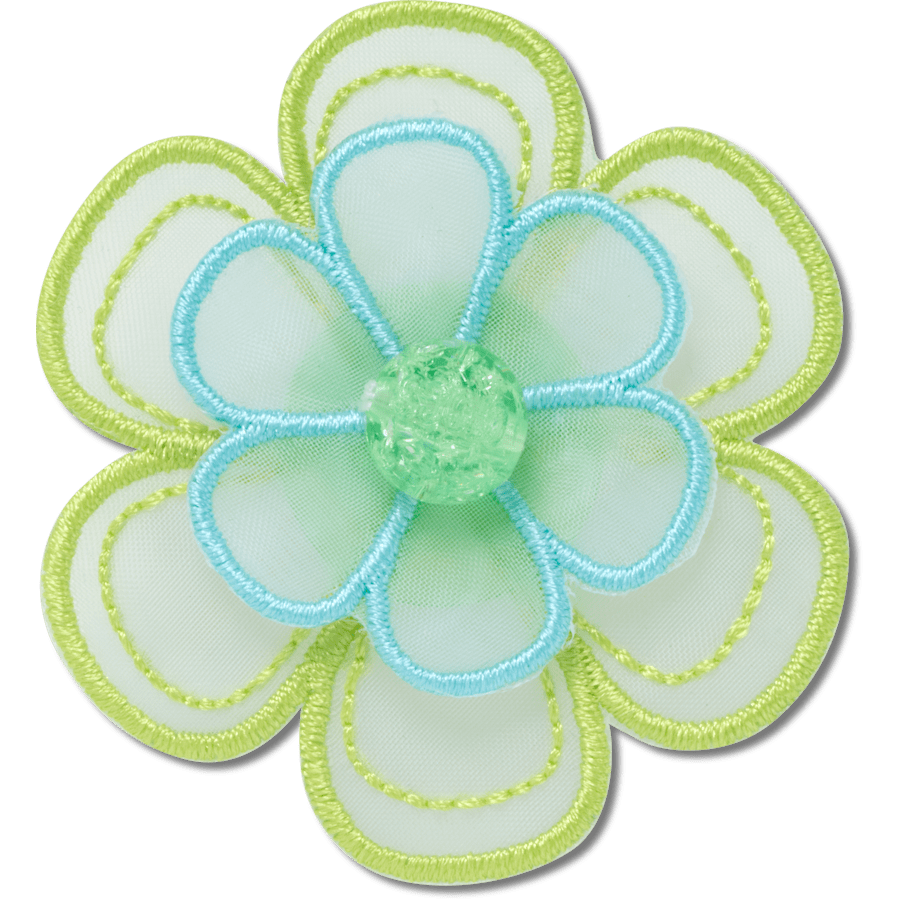 Crocs Green Mesh Flower Jibbitz™ charms Women|Men