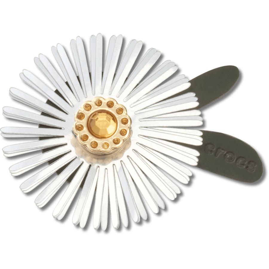 Crocs Silver Sequin Flower Jibbitz™ charms Women|Men