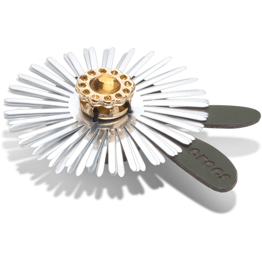 Crocs Silver Sequin Flower Jibbitz™ charms Women|Men