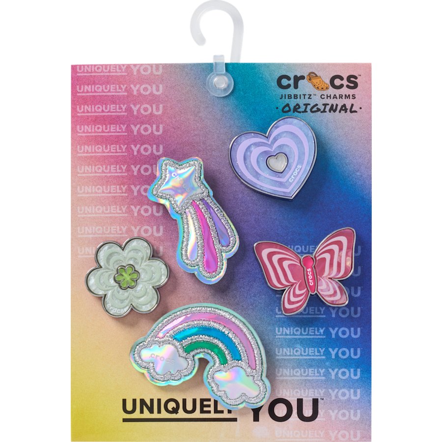 Crocs Funky Girly Icons 5 Pack Jibbitz™ charms Women|Men|Jibbitz™ Charms