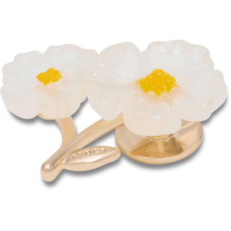 Crocs White Floral Blossom Jibbitz™ charms Women|Men