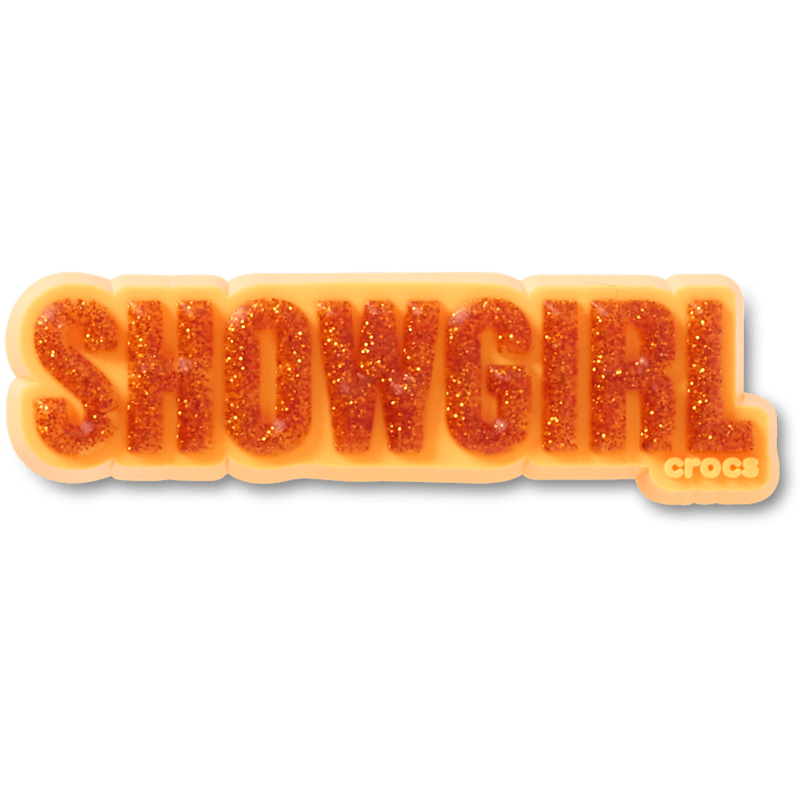 Crocs Orange Glitter Sign Jibbitz™ charms Women|Men|Jibbitz™ Charms