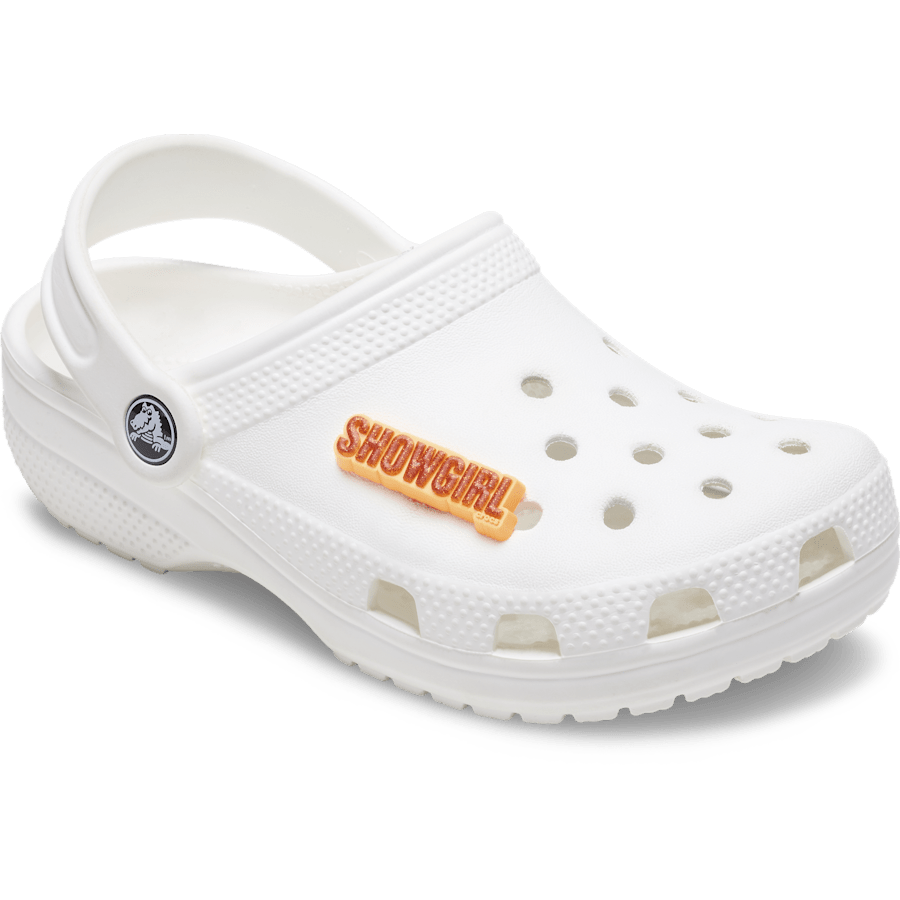 Crocs Orange Glitter Sign Jibbitz™ charms Women|Men|Jibbitz™ Charms