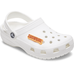 Crocs Orange Glitter Sign Jibbitz™ charms Women|Men|Jibbitz™ Charms