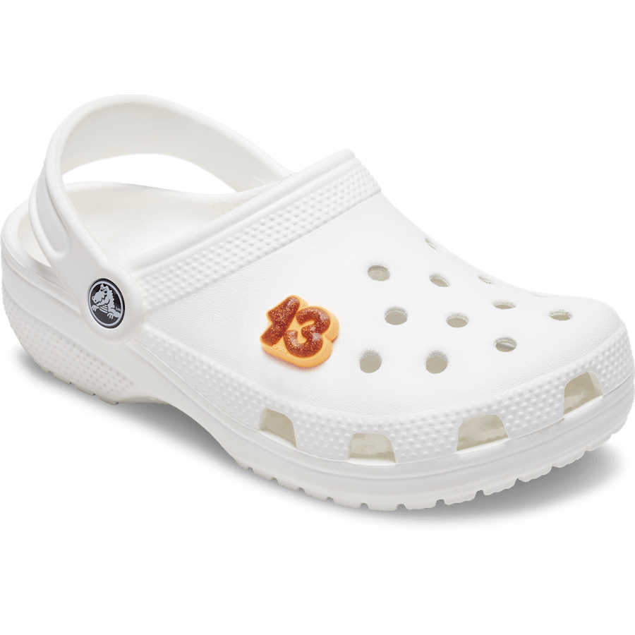 Crocs Orange Sparkly Number 13 Jibbitz™ charms Women|Men|Jibbitz™ Charms