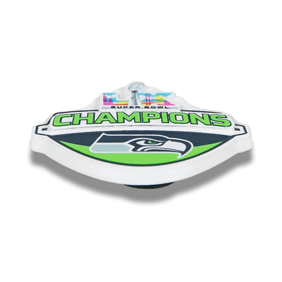 Crocs NFL Super Bowl LX Champion Seattle Seahawks Jibbitz Shoe Charm Women|Men|Jibbitz™ Charms