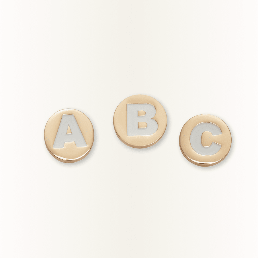 Crocs Gold Letter A-Z Jibbitz Shoe Charm Women|Men|Jibbitz™ Charms