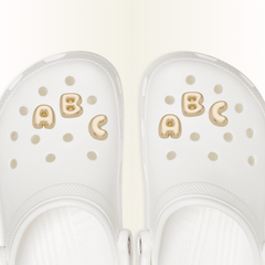 Crocs Gold Bubble Letter A-Z Jibbitz™ charms Women|Men|Jibbitz™ Charms
