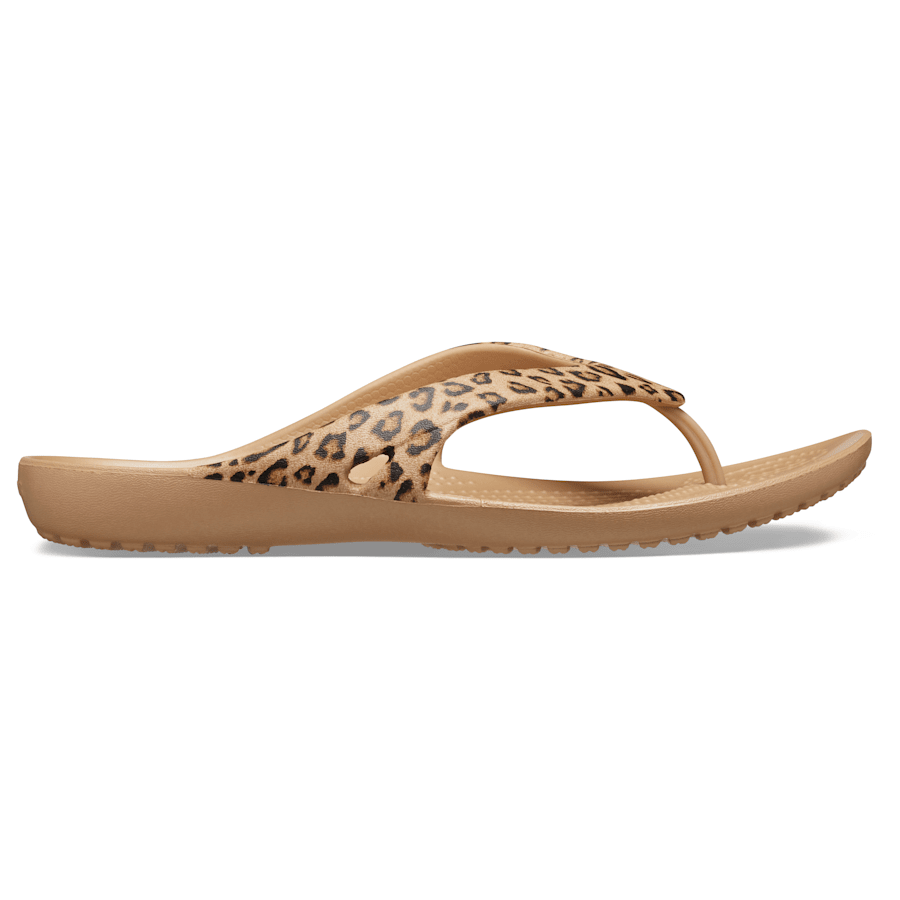 Crocs Women's Kadee II Leopard Flip Women