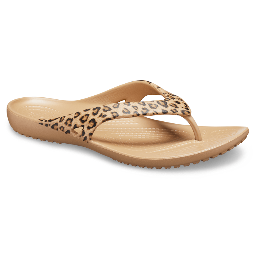 Crocs Women's Kadee II Leopard Flip Women