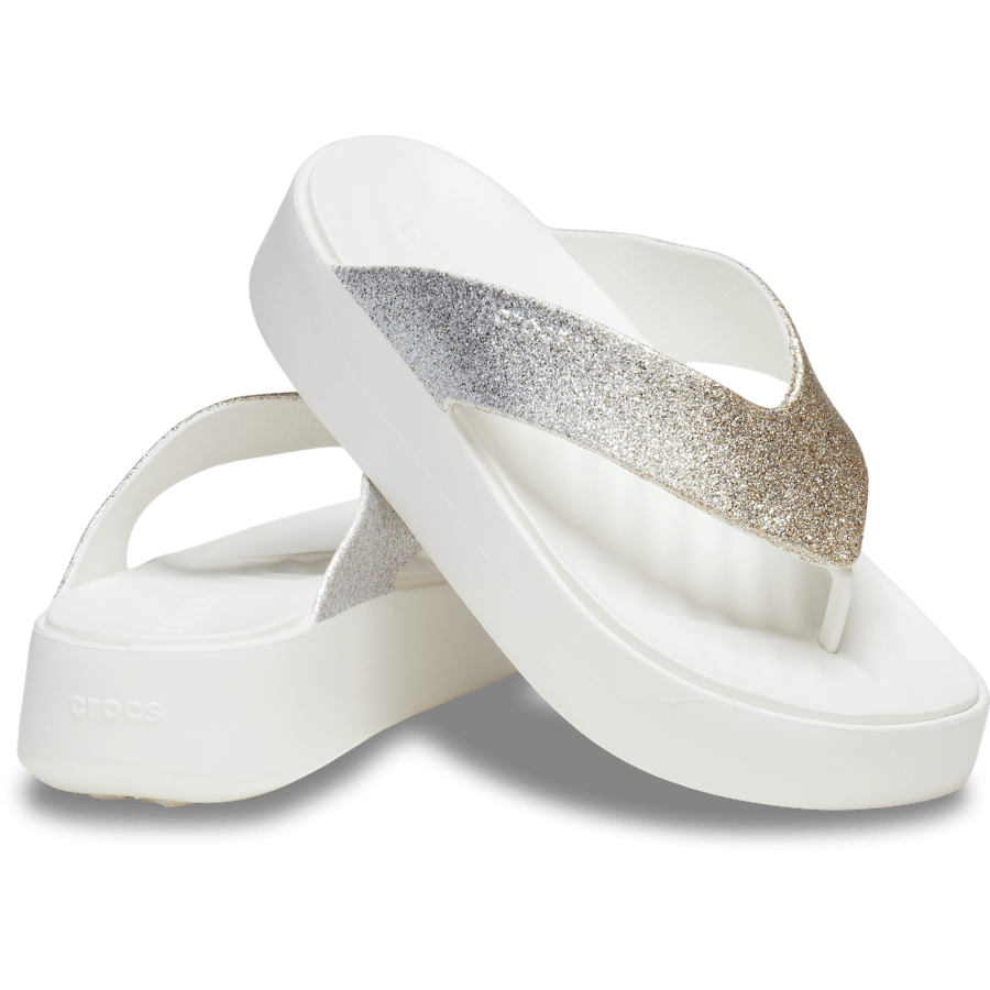 Crocs Getaway Chunky Glitter Platform Flip Women