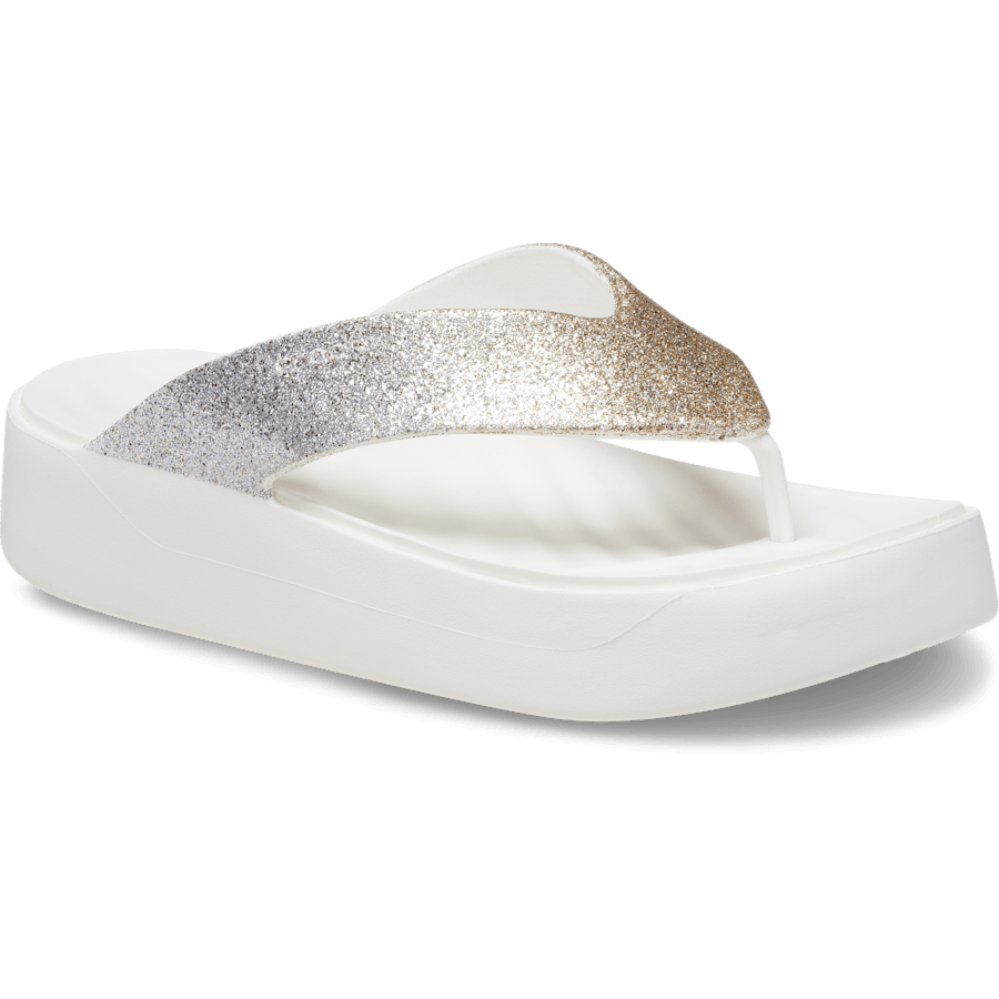 Crocs Getaway Chunky Glitter Platform Flip Women