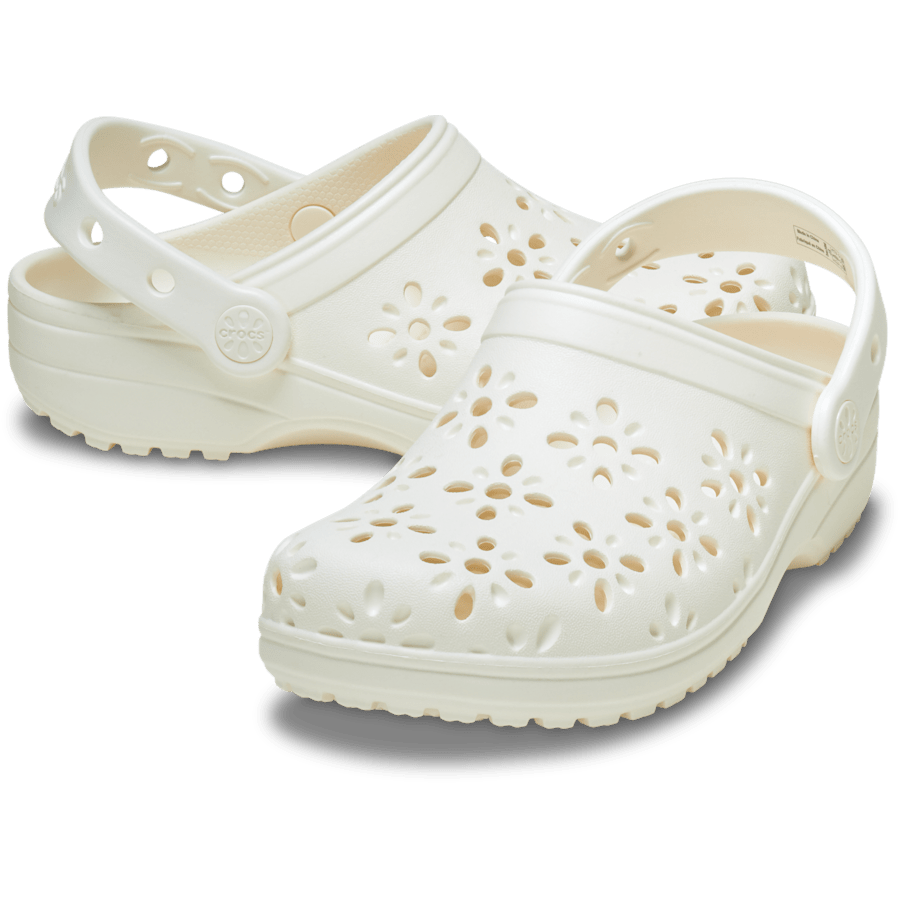 Crocs Kids' Classic Floral Cut-Out Clog Kids