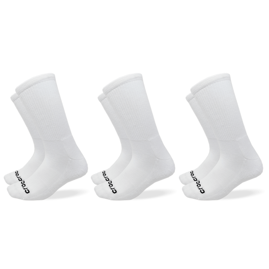 Crocs CrocsSocks Crew Texture Logo 3PK Women|Kids