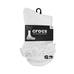 Crocs CrocsSocks Ruffle Ankle 3 PK Women|Kids
