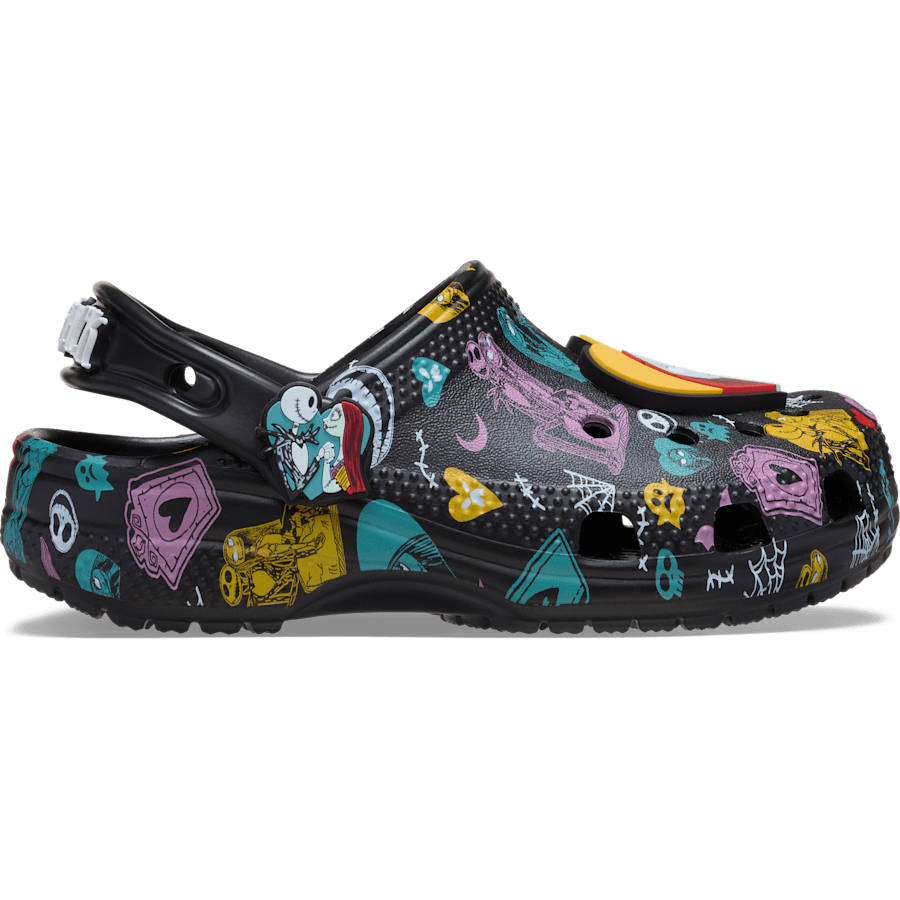 Crocs Toddlers’ Disney Tim Burton's The Nightmare Before Christmas Jack and Sally Classic Clog Kids