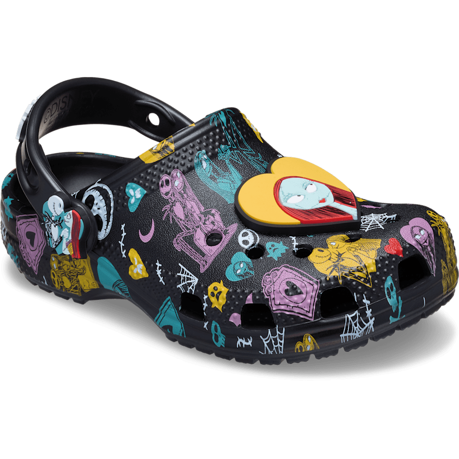 Crocs Toddlers’ Disney Tim Burton's The Nightmare Before Christmas Jack and Sally Classic Clog Kids