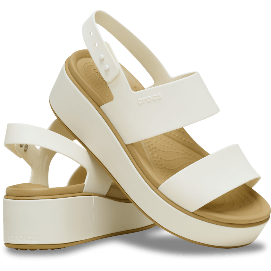 Crocs Brooklyn Matte Wrap Low Wedge Women