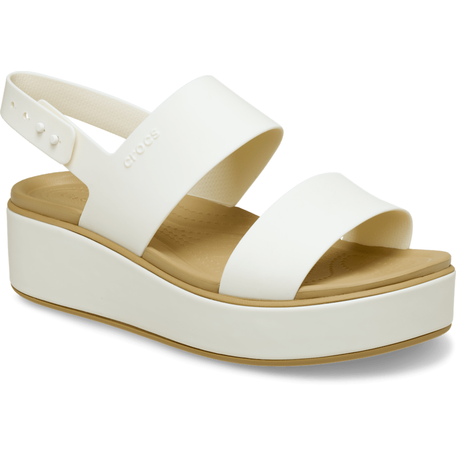 Crocs Brooklyn Matte Wrap Low Wedge Women