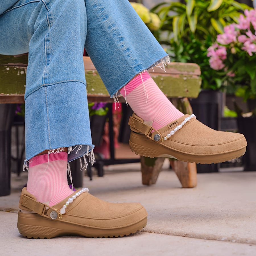 Crocs Classic Crafted Vegan Suede Clog Women|Men