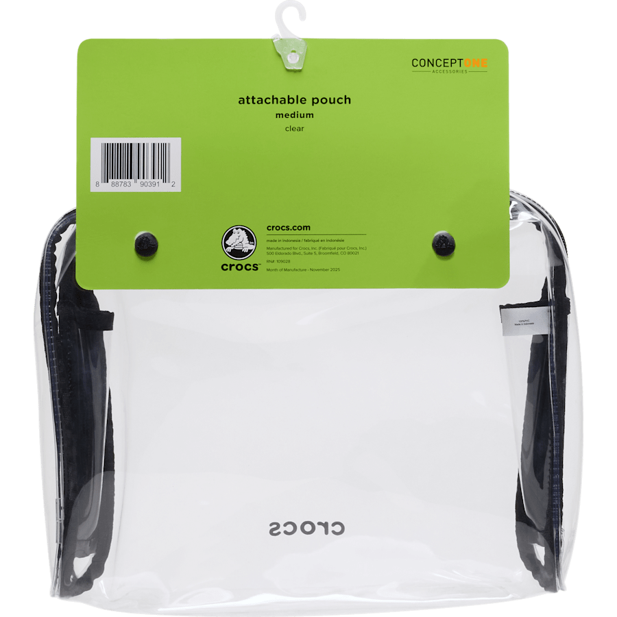 Crocs Medium Clear Pouch Women|Kids