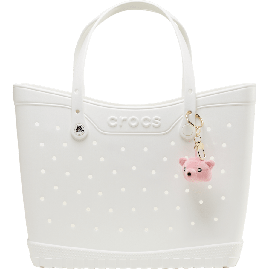Crocs Plush Teddy Face Bag Charm Women|Kids