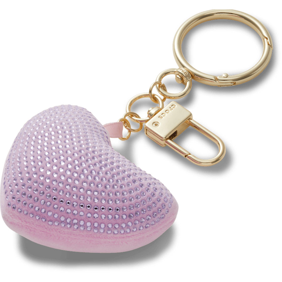 Crocs Plush Gem Heart Bag Charm Women|Kids