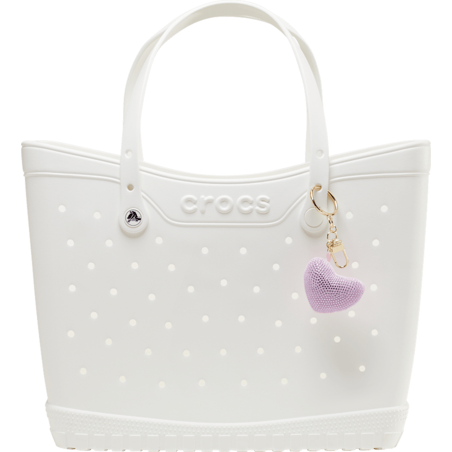 Crocs Plush Gem Heart Bag Charm Women|Kids