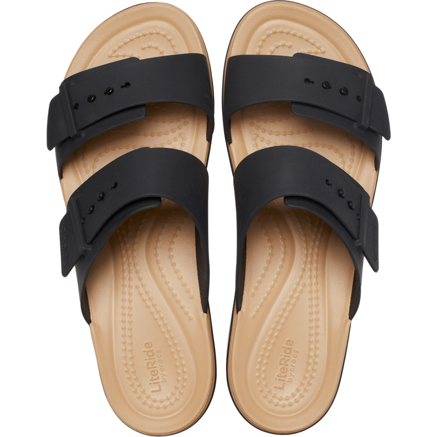 Crocs Brooklyn Buckle Matte Wrap Low Wedge Women