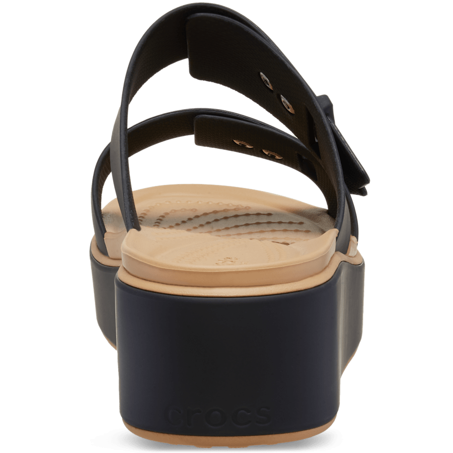 Crocs Brooklyn Buckle Matte Wrap Low Wedge Women