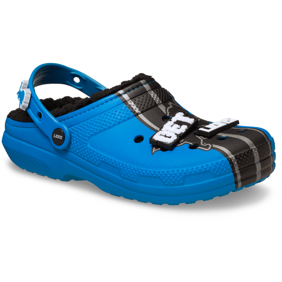 Crocs NFL Detroit Lions Classic Lined Clog Women|Men