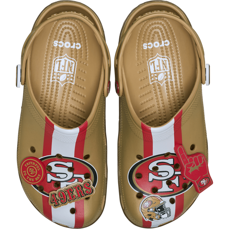 Crocs NFL San Francisco 49ers Classic Clog Women|Men