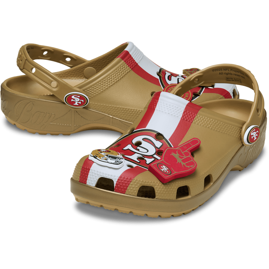 Crocs NFL San Francisco 49ers Classic Clog Women|Men