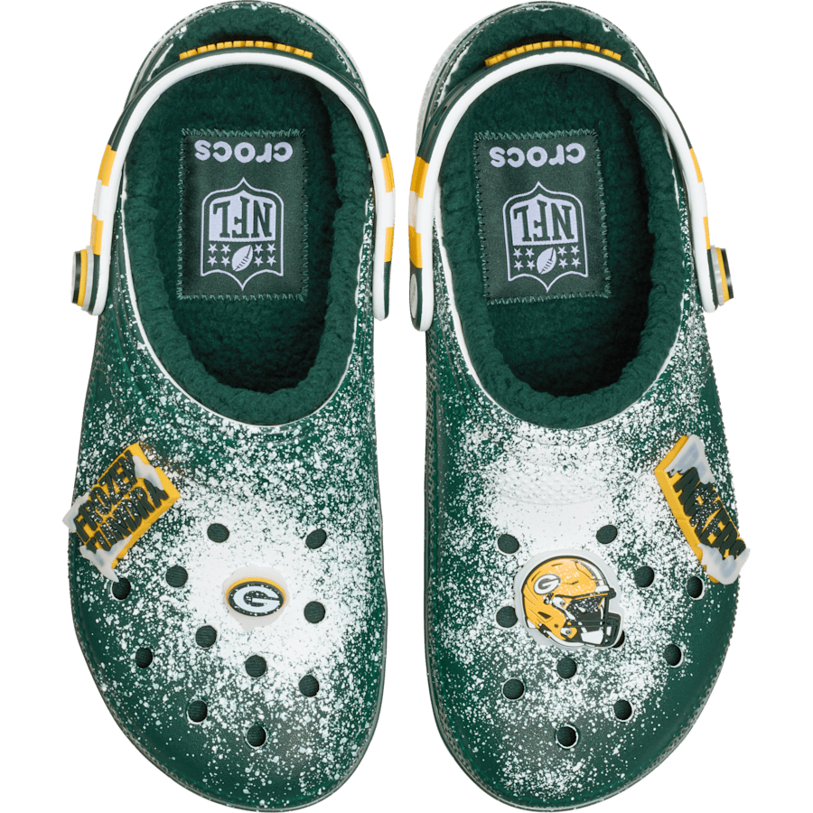 Crocs NFL Green Bay Packers Classic Lined Clog Women|Men